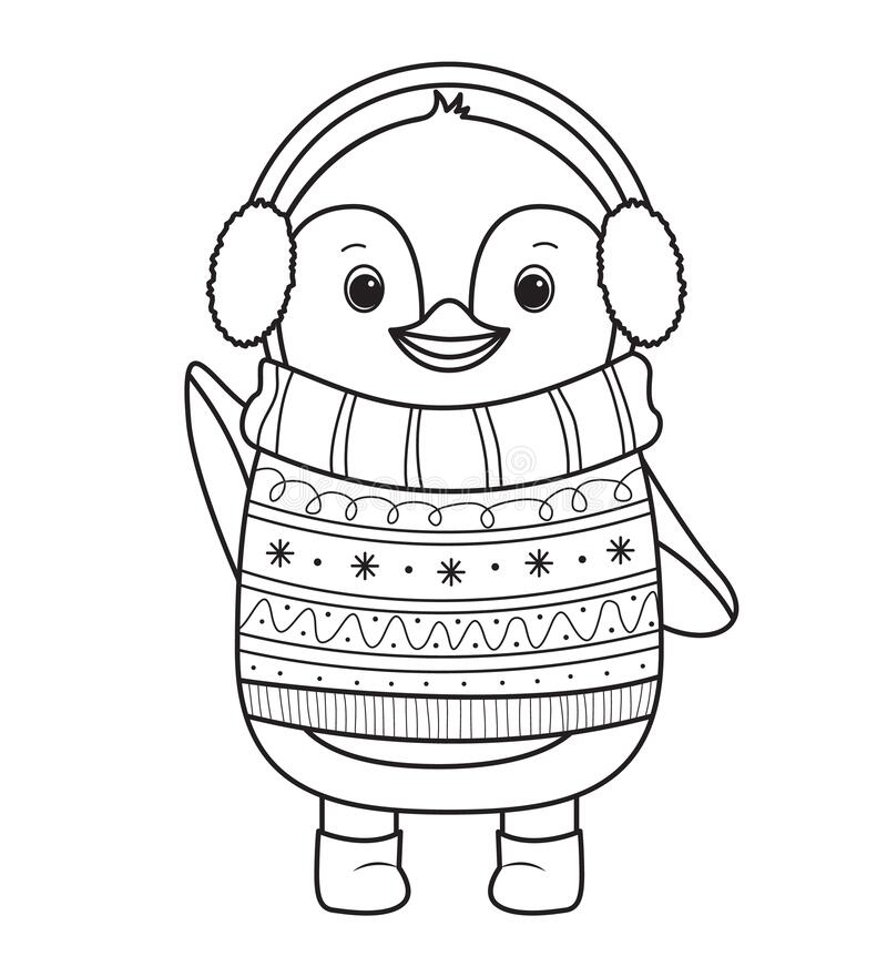 Pingwin kolorowanki